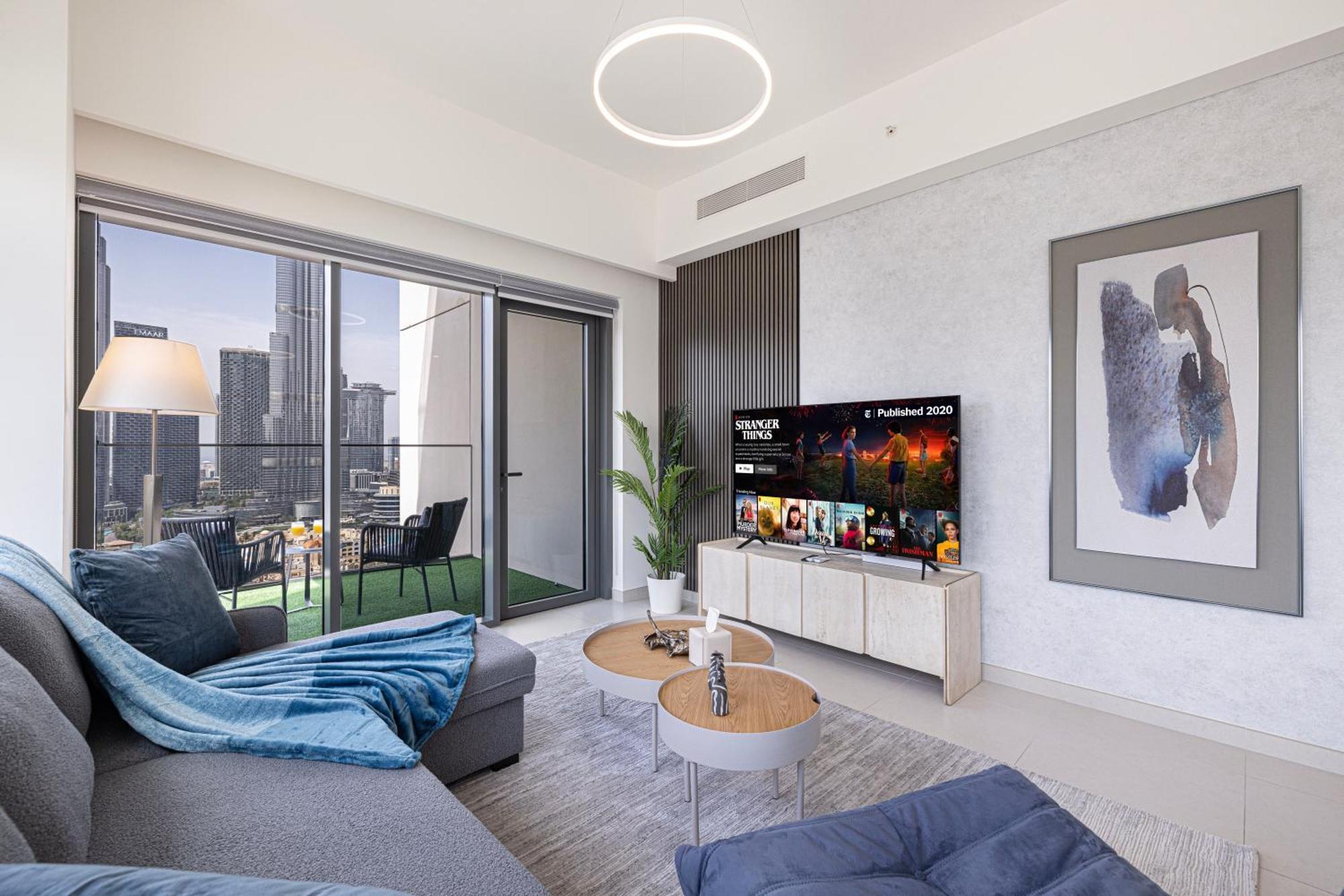 Smartstay At Burj Royale - Full Burj Khalifa View - Brand New Luxury Apartments Dubái Exterior foto