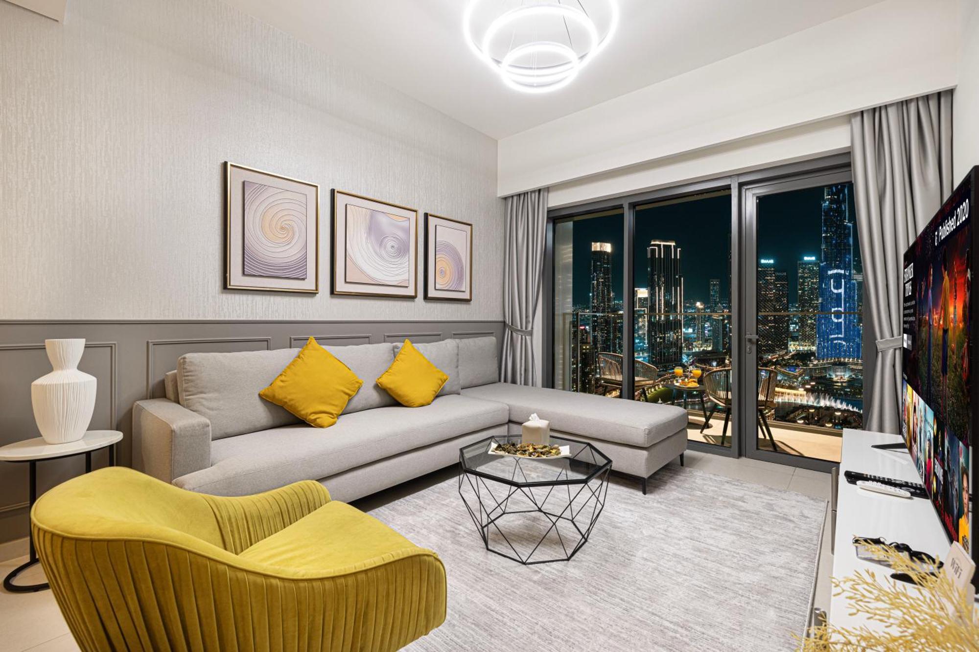 Smartstay At Burj Royale - Full Burj Khalifa View - Brand New Luxury Apartments Dubái Exterior foto