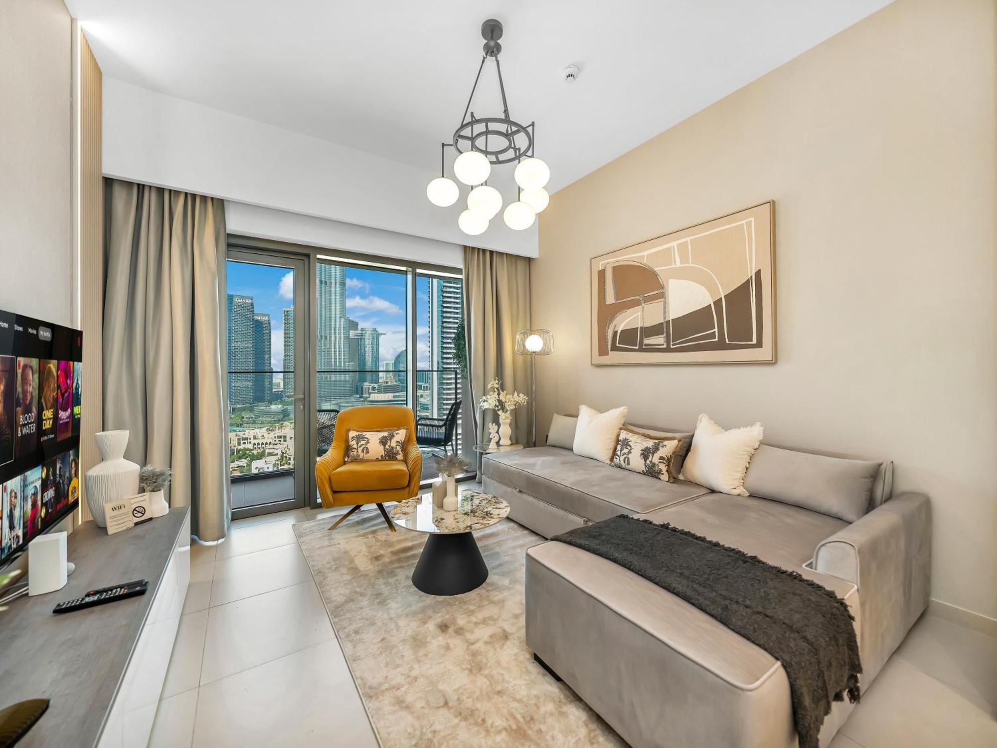 Smartstay At Burj Royale - Full Burj Khalifa View - Brand New Luxury Apartments Dubái Exterior foto